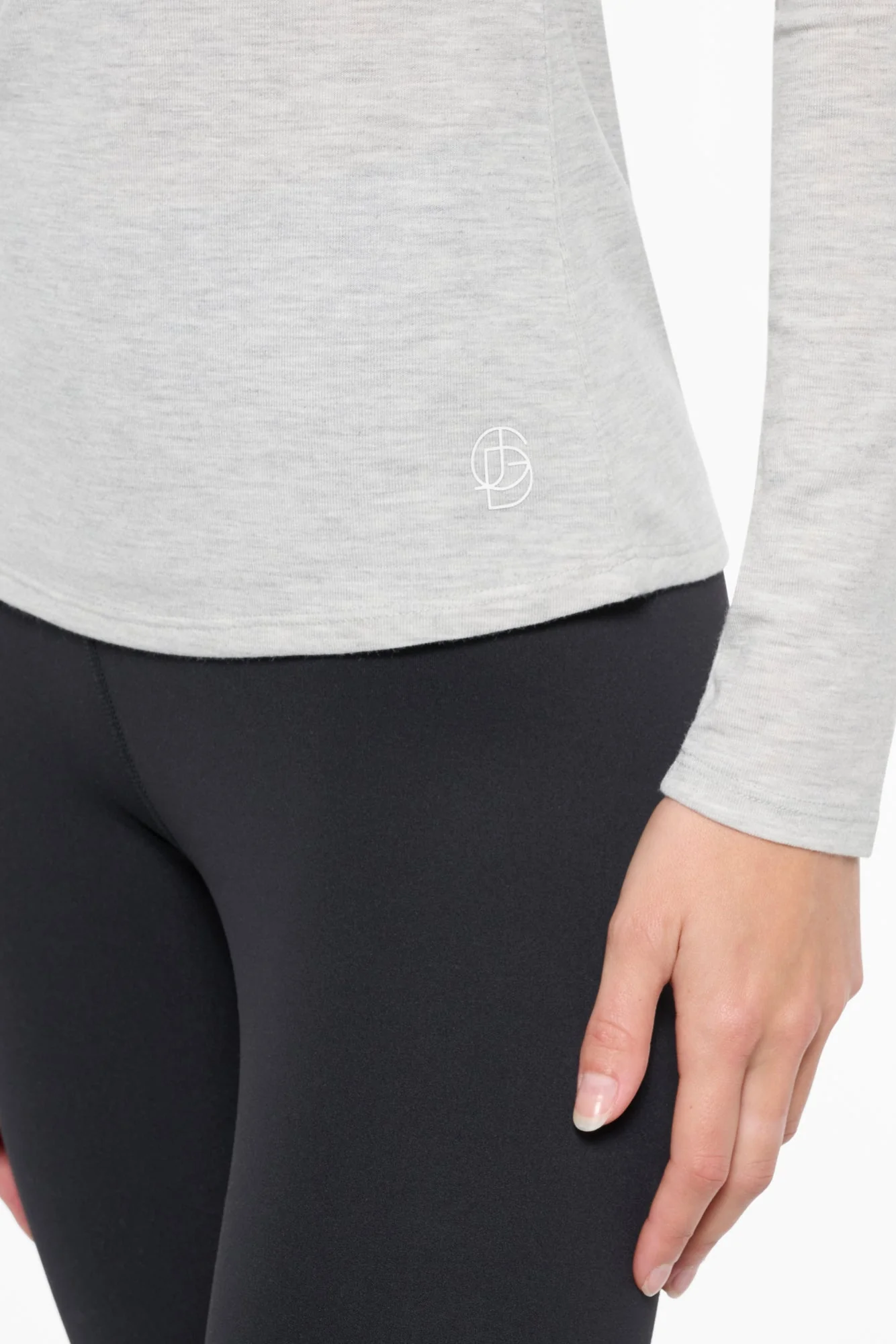 CLASS TURTLENECK LONG SLEEVE TOP GREY MARLE - Image 4