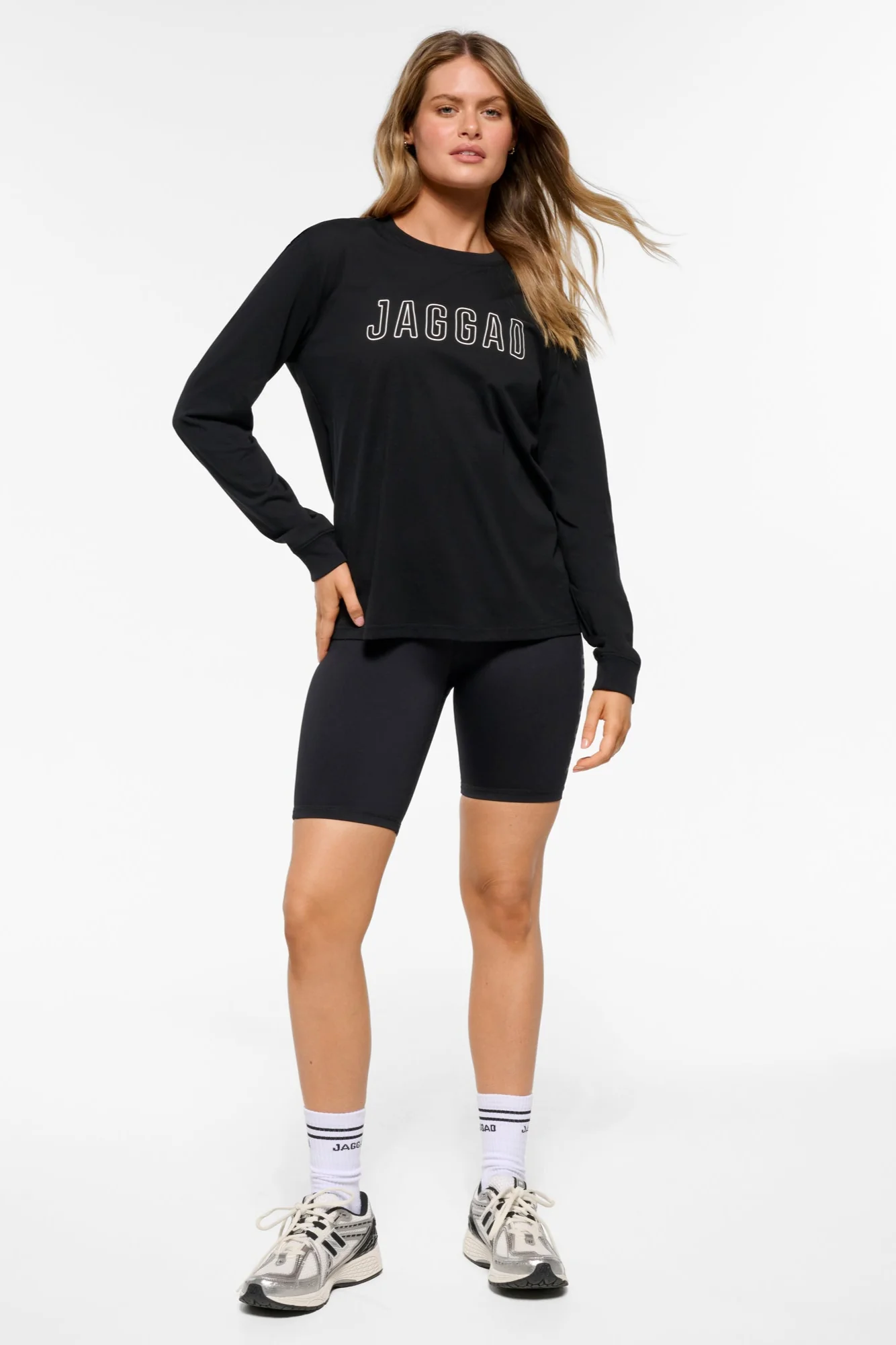 CLASSIC KEYLINE LONG SLEEVE TEE BLACK - Image 3