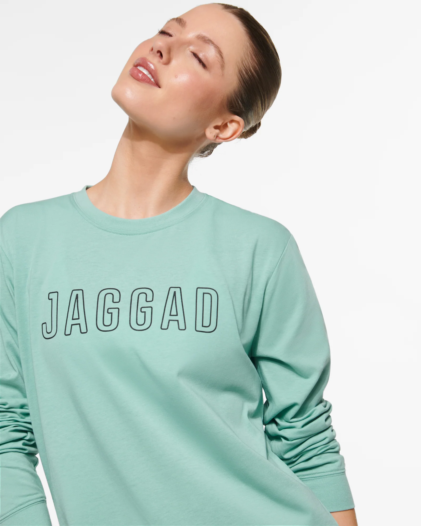CLASSIC KEYLINE LONG SLEEVE TEE SAGE - Image 3