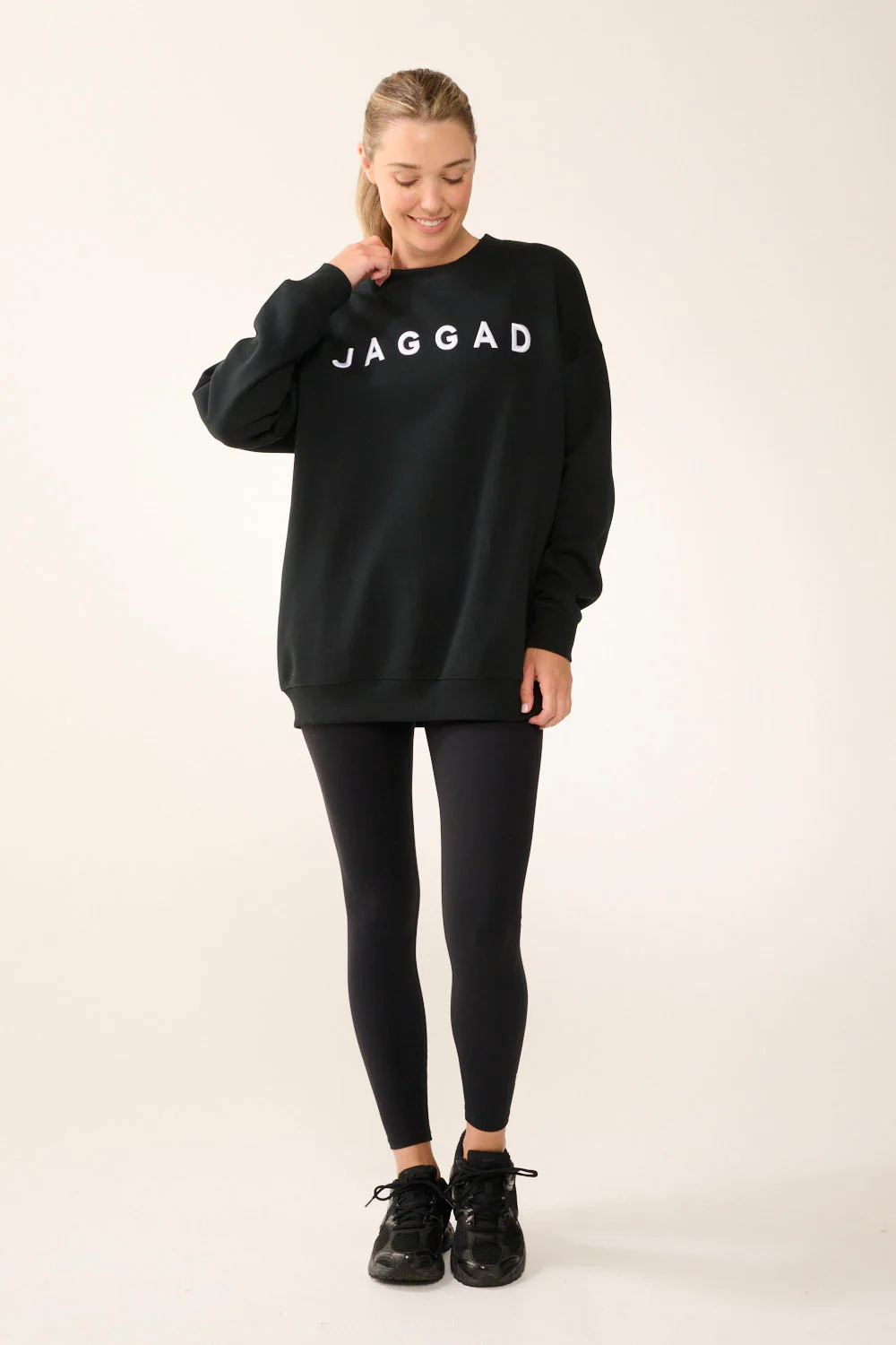 ELEMENT LONGLINE SIGNATURE SWEATER BLACK - Image 3