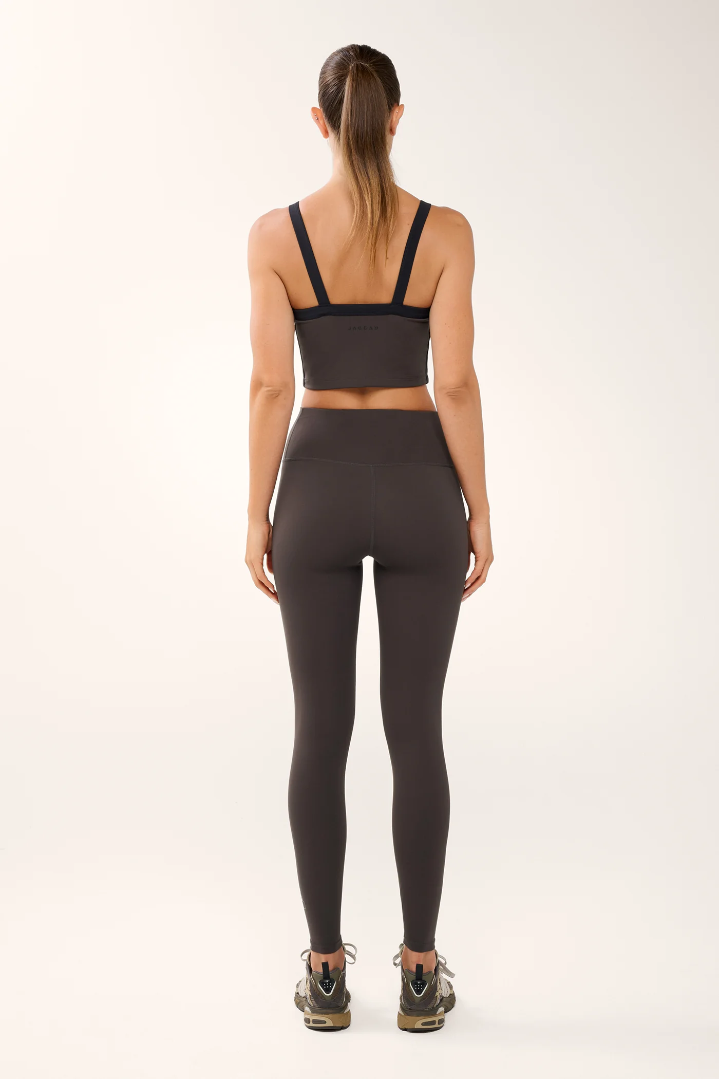 ESSENTIAL FULL LENGTH ULTRA FLEX LEGGING COFFEE BEAN - Image 3