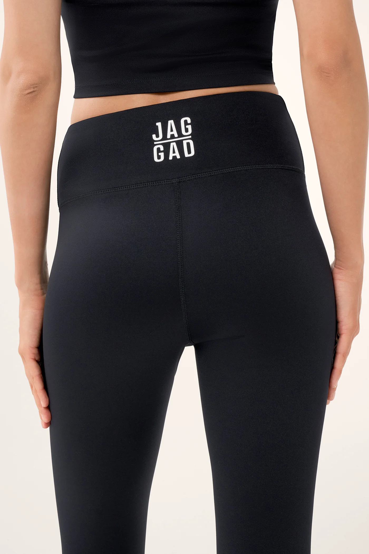 Essential Full Length High Waist Legging BLACK/WHITE - Image 5