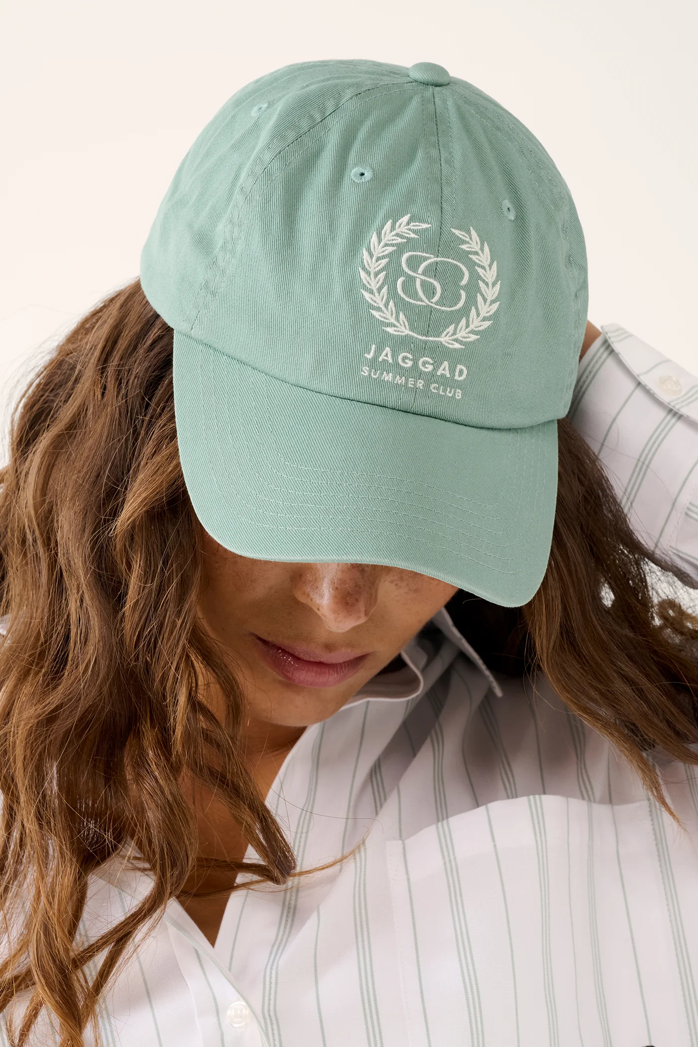 SUMMER CLUB 6-PANEL CAP SAGE - Image 3