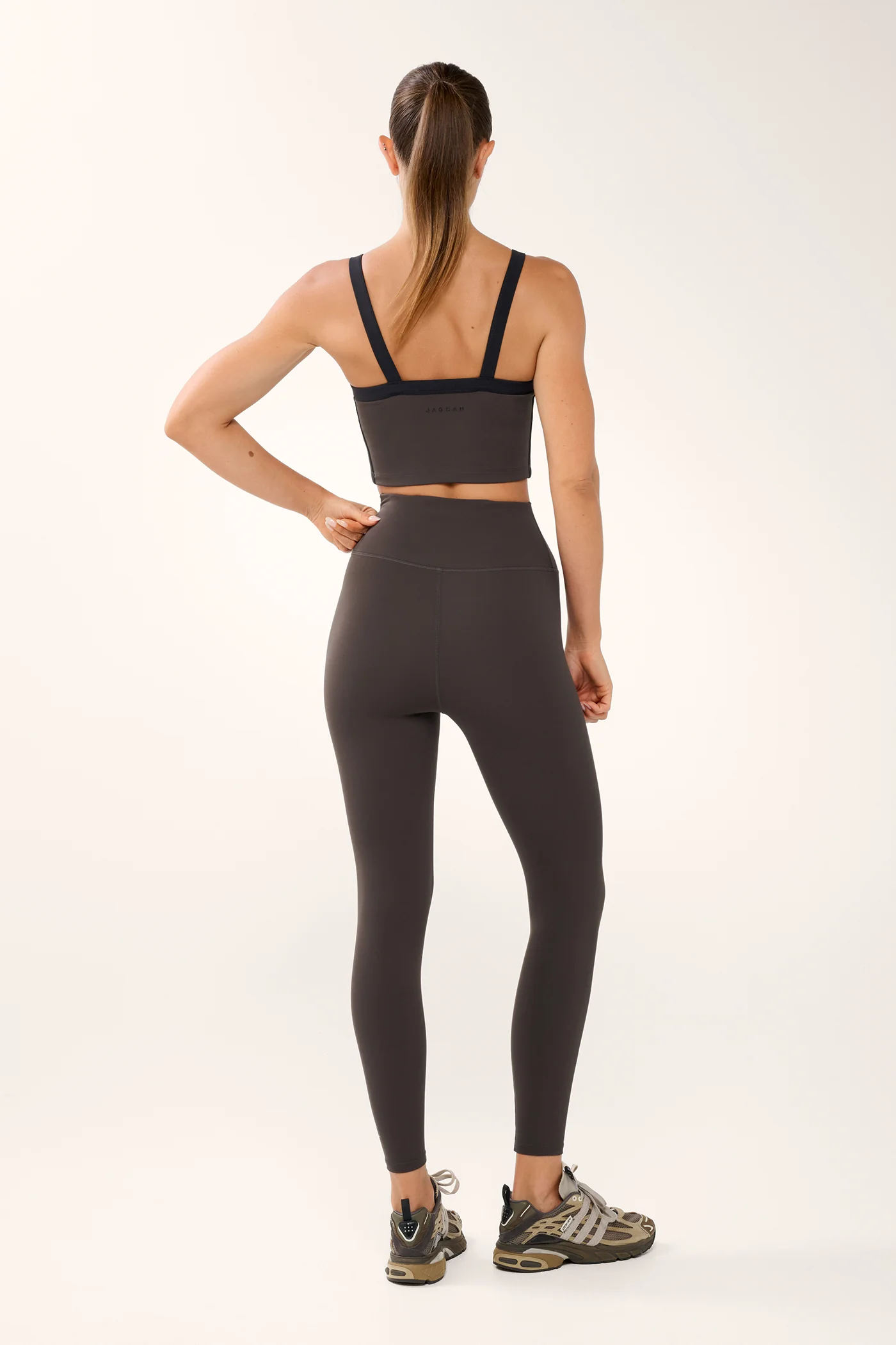 ULTIMATE SUPER HIGH WAIST ANKLE BITER ULTRA FLEX LEGGING COFFEE BEAN - Image 4