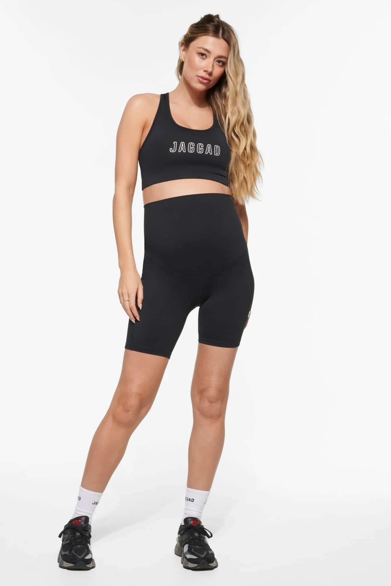 ULTRA FLEX SPIN MATERNITY SHORT BLACK - Image 4