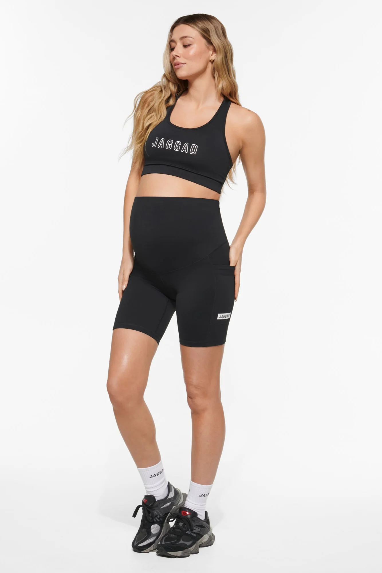 ULTRA FLEX SPIN MATERNITY SHORT BLACK - Image 5
