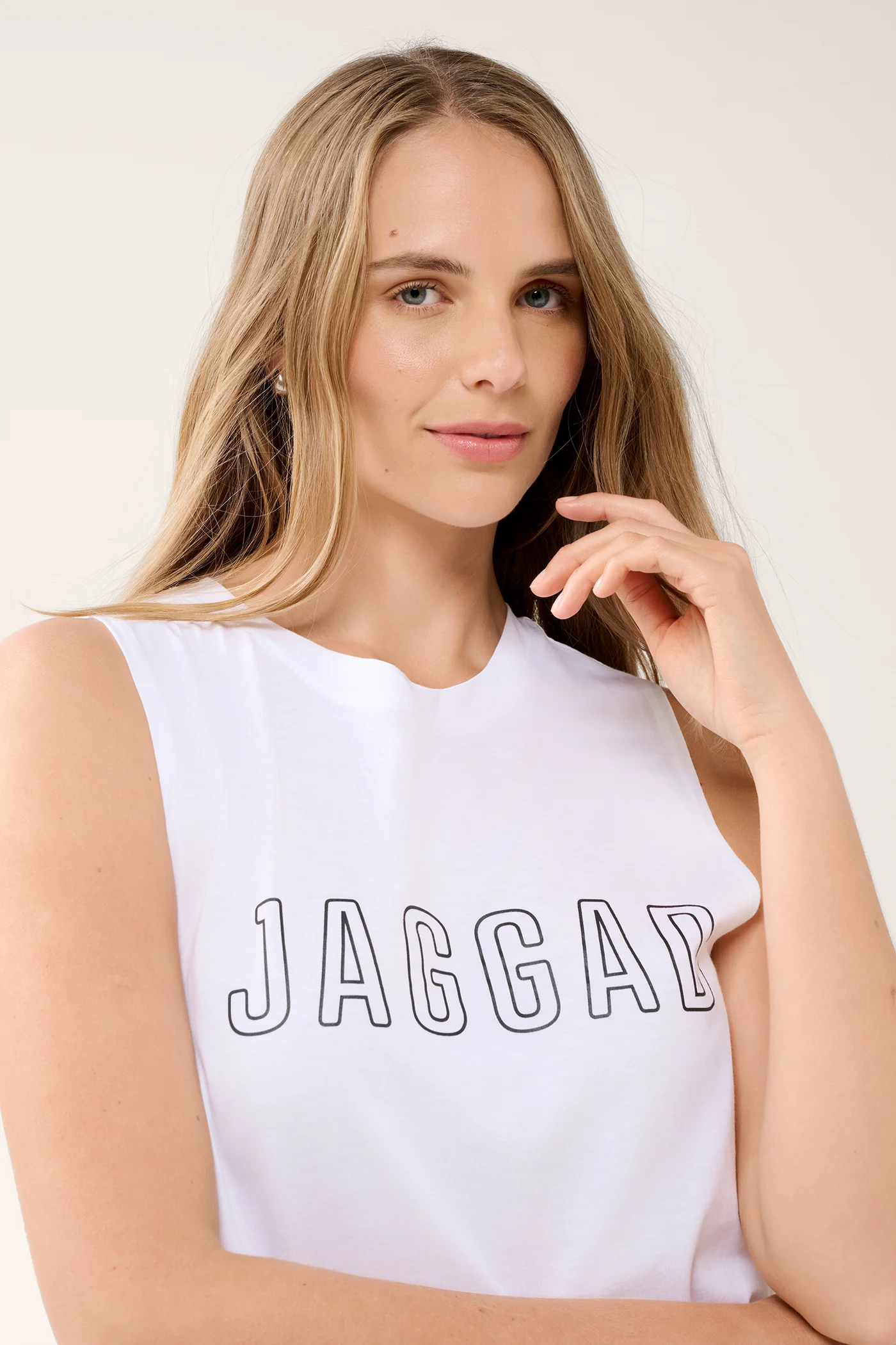 Classic Keyline Pima Tank White - Image 4